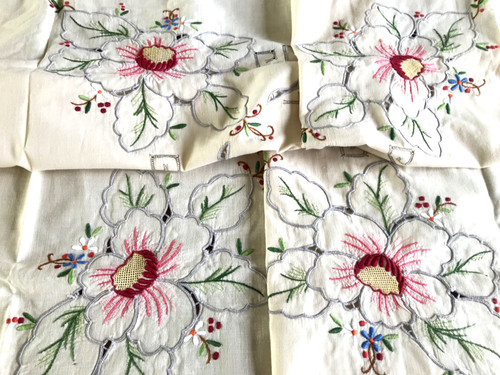 Vintage hand embroidered - vintage,