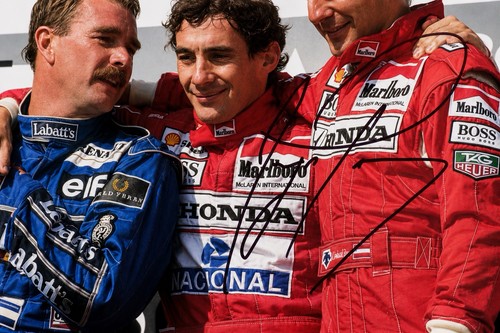 Ayrton senna mansell hand - senna/,