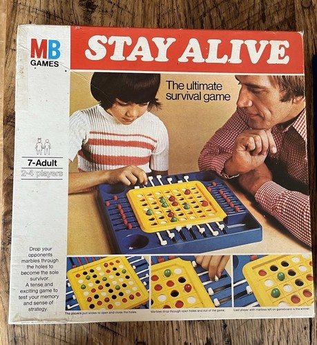 Vintage stay alive board game - board,