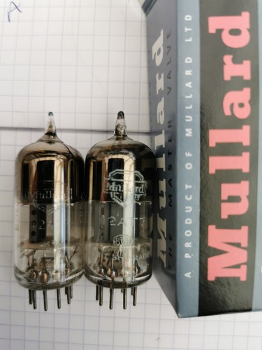 Pair mullard 12at7 vintage - mullard,
