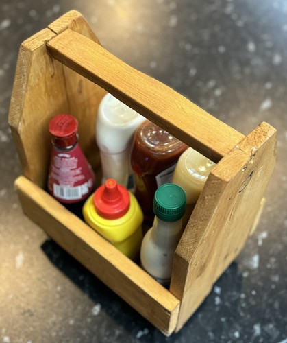 Wooden condiments drinks - wooden,