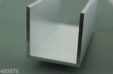 Aluminium U CHANNEL C Section & Bespoke sizes cut to length UK Metal Distributor