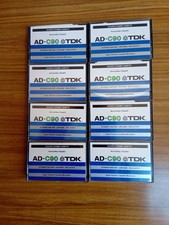 8x TDK AD C90 used audio