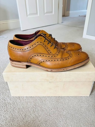 Mens leather brogue shoes - brogue,