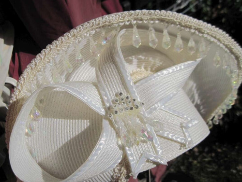 Formed white bow - formed,