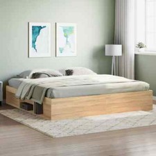 CIADAZ Bed Frame Sonoma Oak