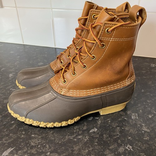Bean brown tan leather high - ll,
