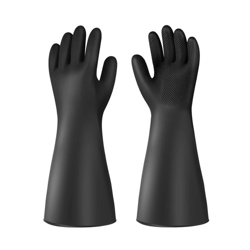 Heavy duty rubber gloves long - gloves,