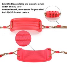 Outdoor Children Swing Plastic Swing Outdoor Indoor Red Swing With