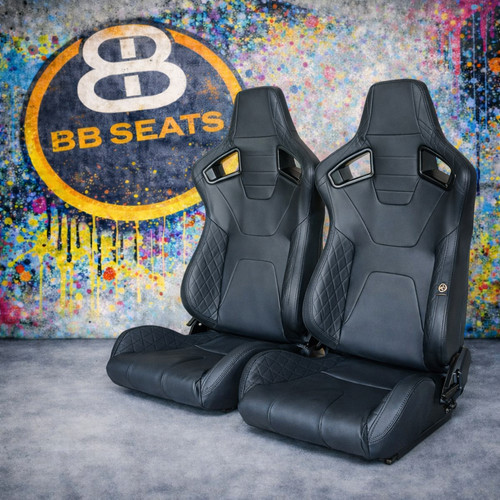 Pair bb6 black - black, diamond