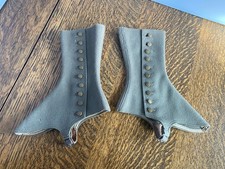 Antique Wool Felt Ladies Spats