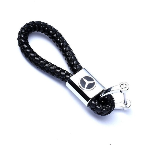 Black mercedes benz key ring - black,