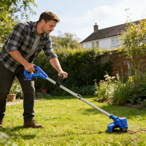 Cordless electric lawnmower - cordless,