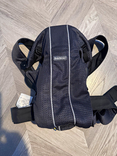 Babybjörn black mesh baby - black,