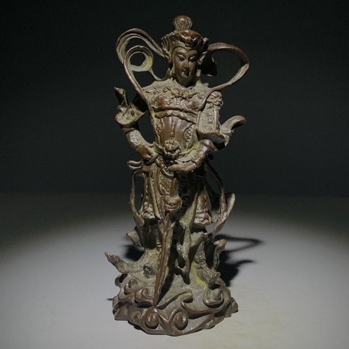 Chinese old bronze statue - , wei