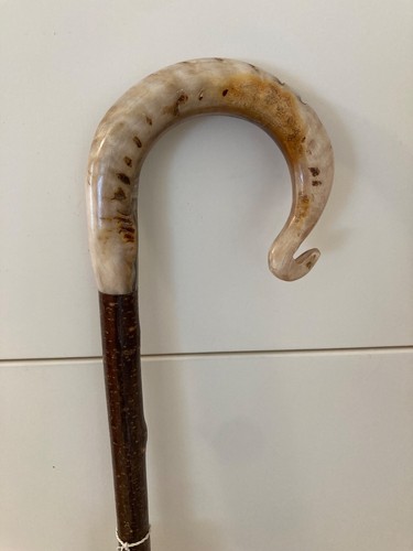 Tall herdwick rams horn crook - herdwick,