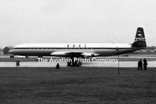 BOAC De Havilland Comet 3 G-ANLO at Farnborough (1957) Photograph