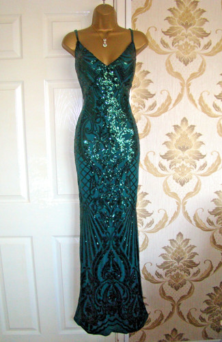 Quiz size green sequin - size,