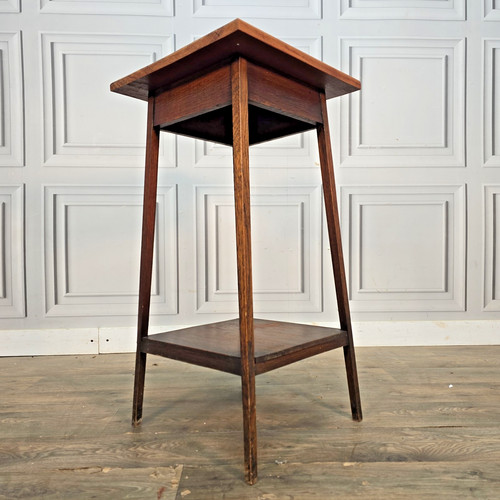 Antique hall side table oak - antique,