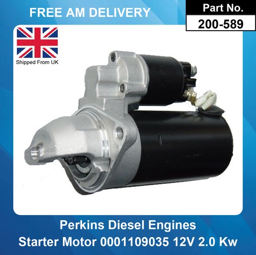 Starter motor for perkins - motor,