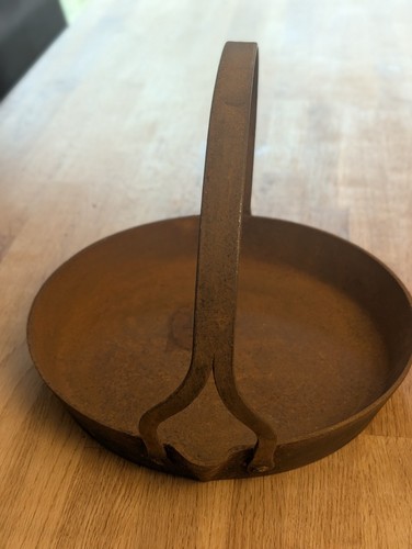 Antique romany gypsy frying - antique,