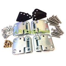 FITS DEFENDER 90 110 130 FRONT LHS & RHS DOOR HINGES, FULL HINGE KIT SET