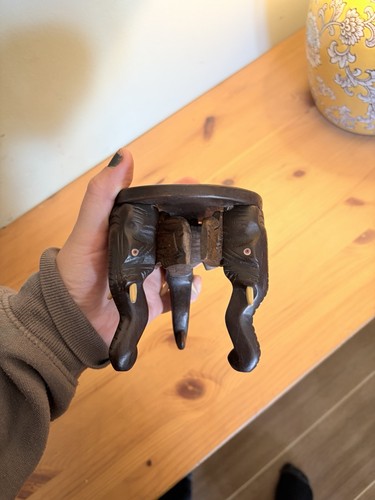 Mini vintage carved wood - mini,