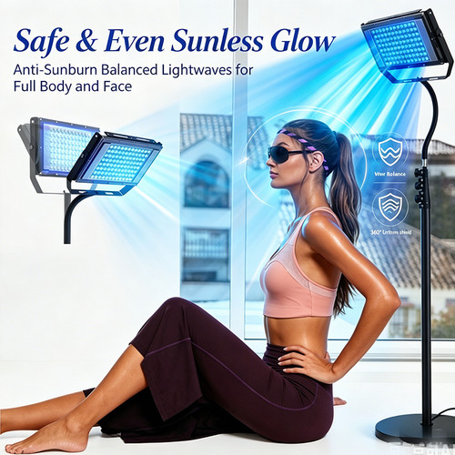 Body facial tanning sunbed - facial,