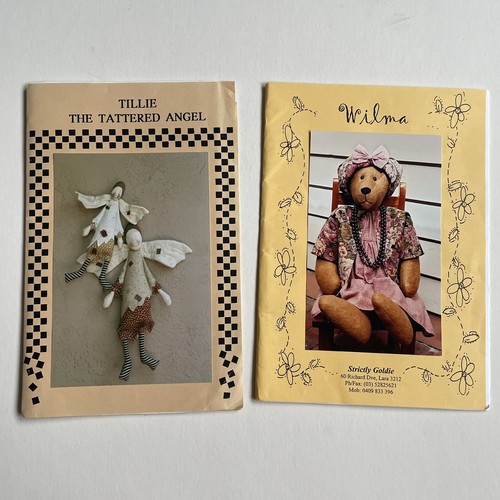 Tillie tattered angel - doll, &