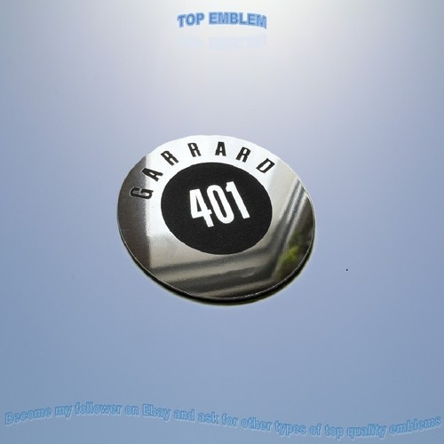 Garrard 401 50mm emblem - garrard, badge