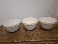Mason Cash X 3 Mixing Bowls Cream