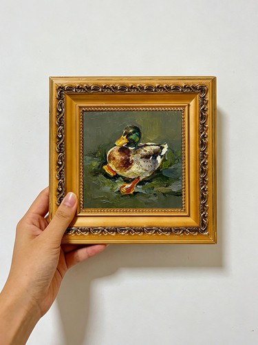 Vintage mallard duck wildlife - duck,