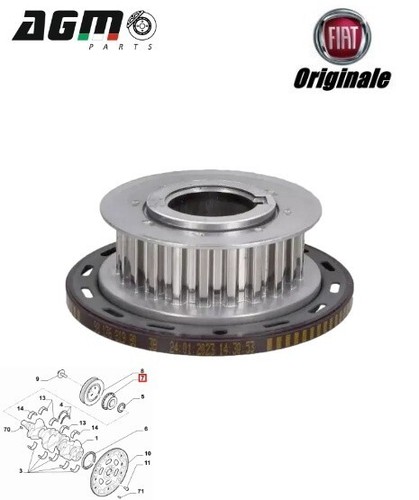 Original gear wheel - gear, doblo