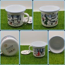 Rare Muurla Moomin Family Winter Forest Enamel Mug New With Tags Good Condition 