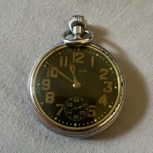 Ww1 waltham mass pocket - watch,