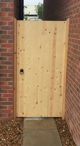 Wooden side gate 1800 - 1800, ledge