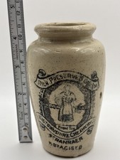VICTORIAN PICTORIAL CREAM POT