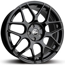 Alloy Wheels 18" Fox PF3 Black Gloss For VW Golf R32 [Mk4] 02-04