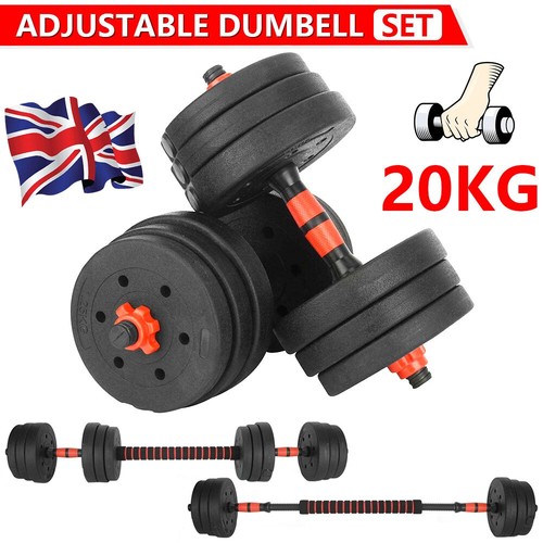 20kg fitness dumbbells pair - fitness, of