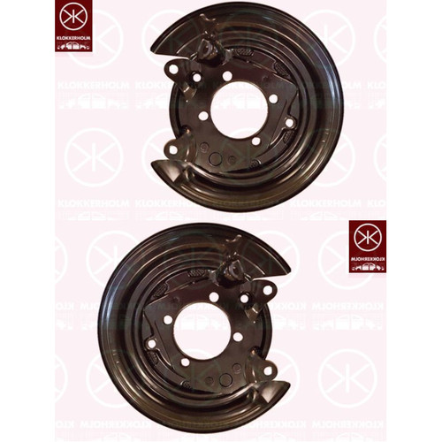 Brake backing plate dust - backing,