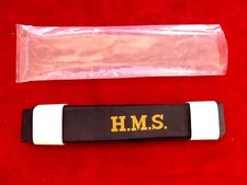 WW2 ROYAL NAVY HMS CAP TALLY