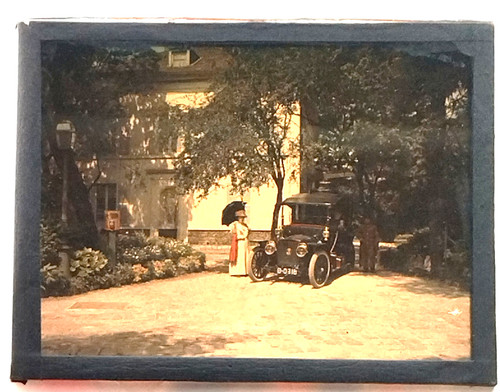 Autochrome automobile 9x12cm - autochrome,