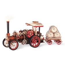 ROKR Steam Engine Wooden Model