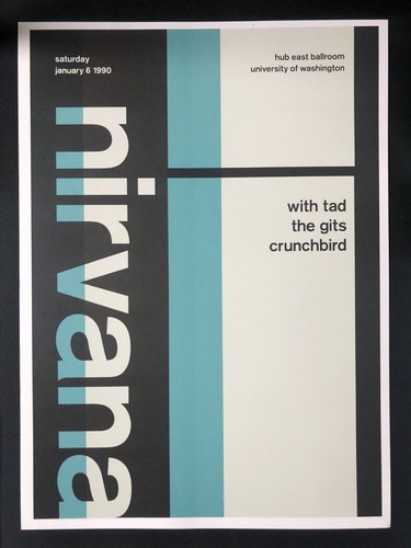 Nirvana 6th jan 1990 - 1990, gig