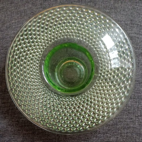 Small jobling green glass - glass, posy