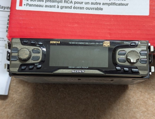Sony cdx l550 car player - car, cd
