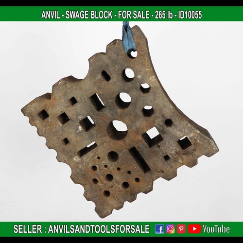 Anvil swage block 265 - -,