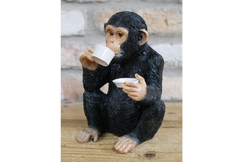 Monkey figurine chimpanzee - monkey,