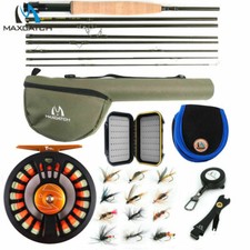 Maxcatch Alltime Traveller Fly Rod Combo, 5/6/8wt 8-Piece Fishing Rod, Reel,Line