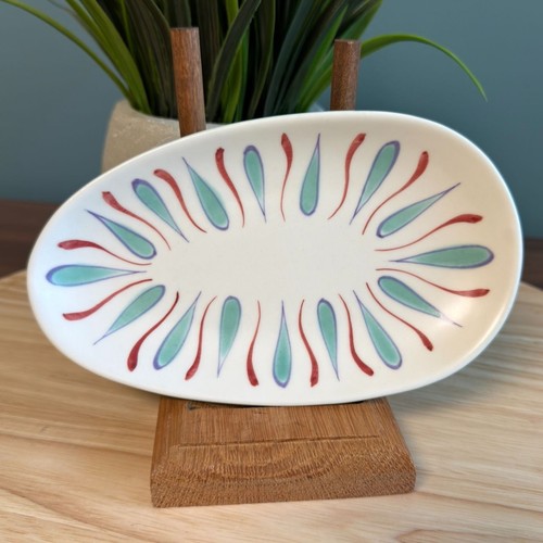 Vintage poole freeform dish - poole,